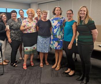 Attendees at the CHIA NT Lessons Learnt Social Housing Management Transfers Workshop. 